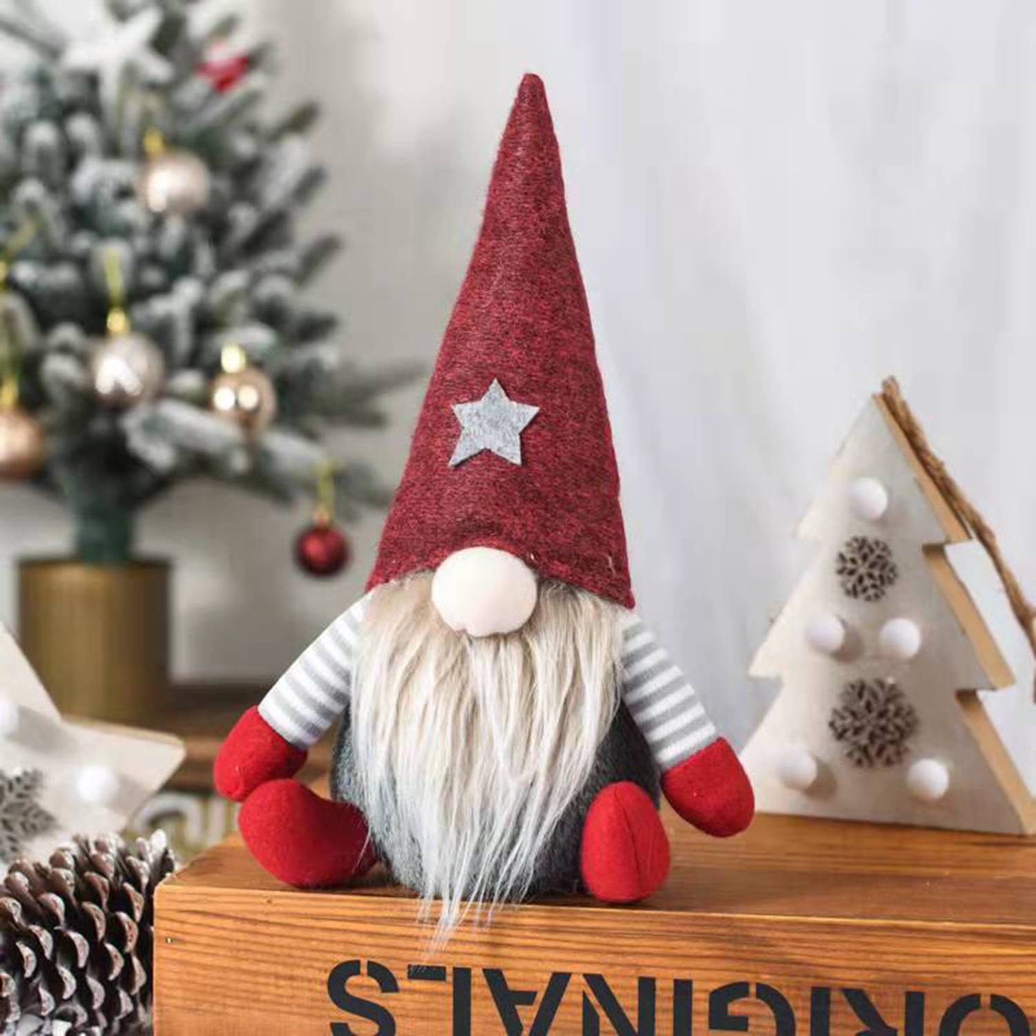 Christmas Faceless Elf Doll Ornament 4