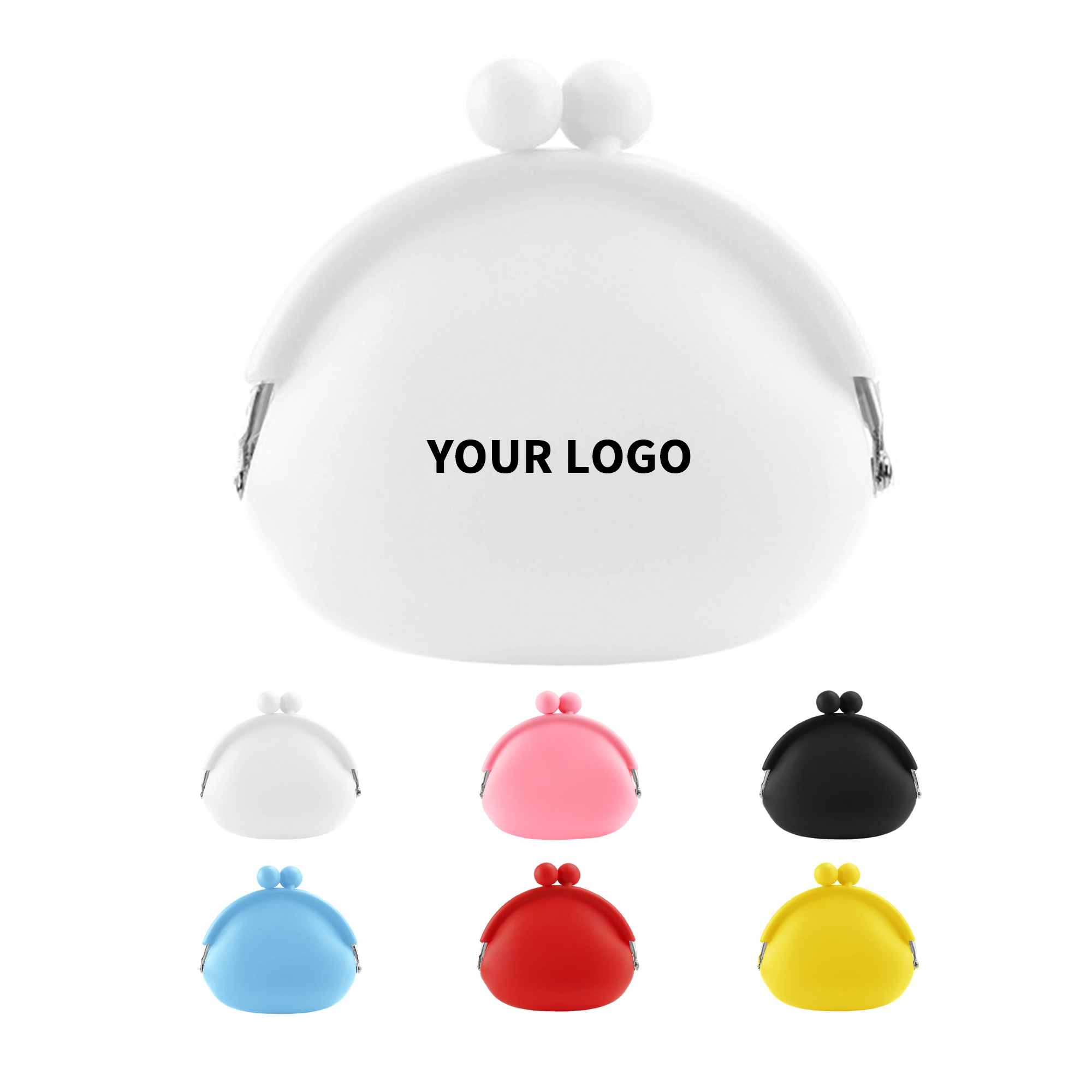 Silicone Pet Treat Pouch With Button Clip 3.7" x 3.5" 4