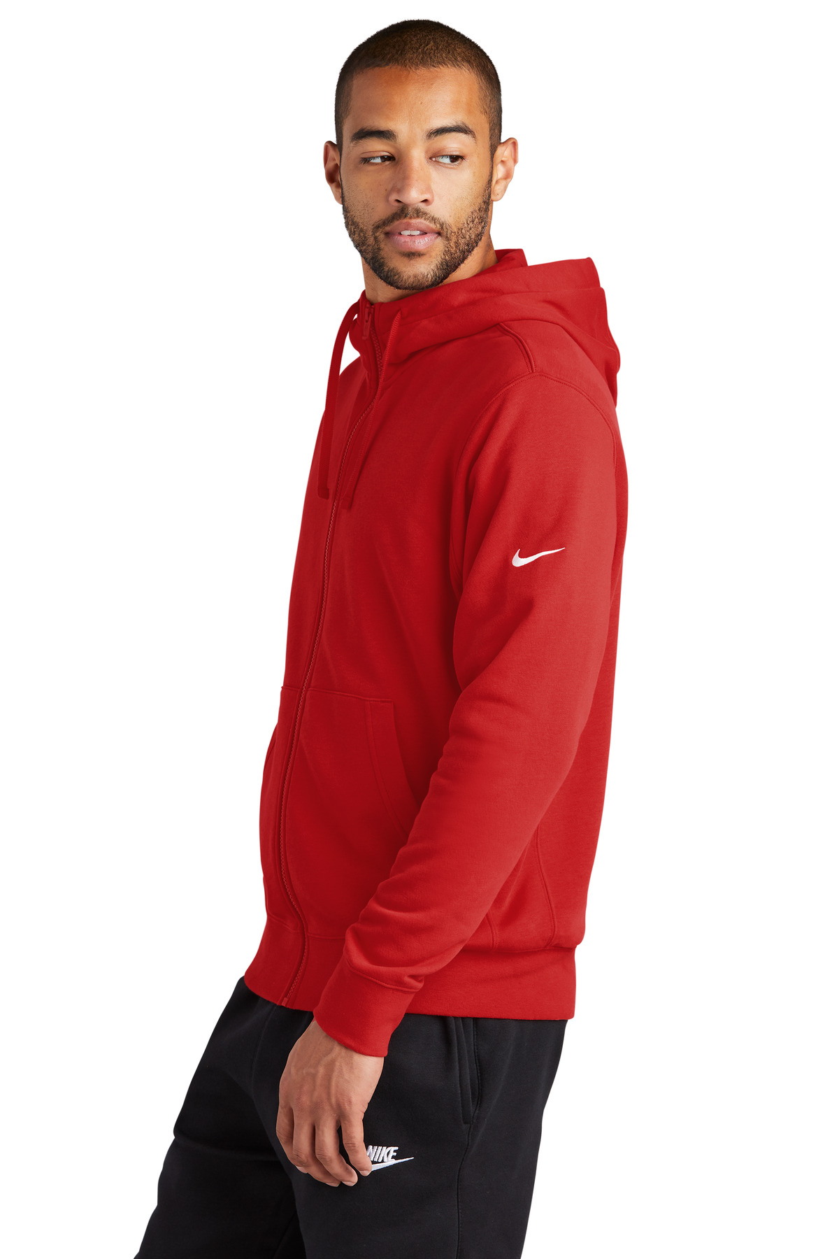 Nike Club Fleece Sleeve Swoosh Full-Zip Hoodie NKDR1513 38