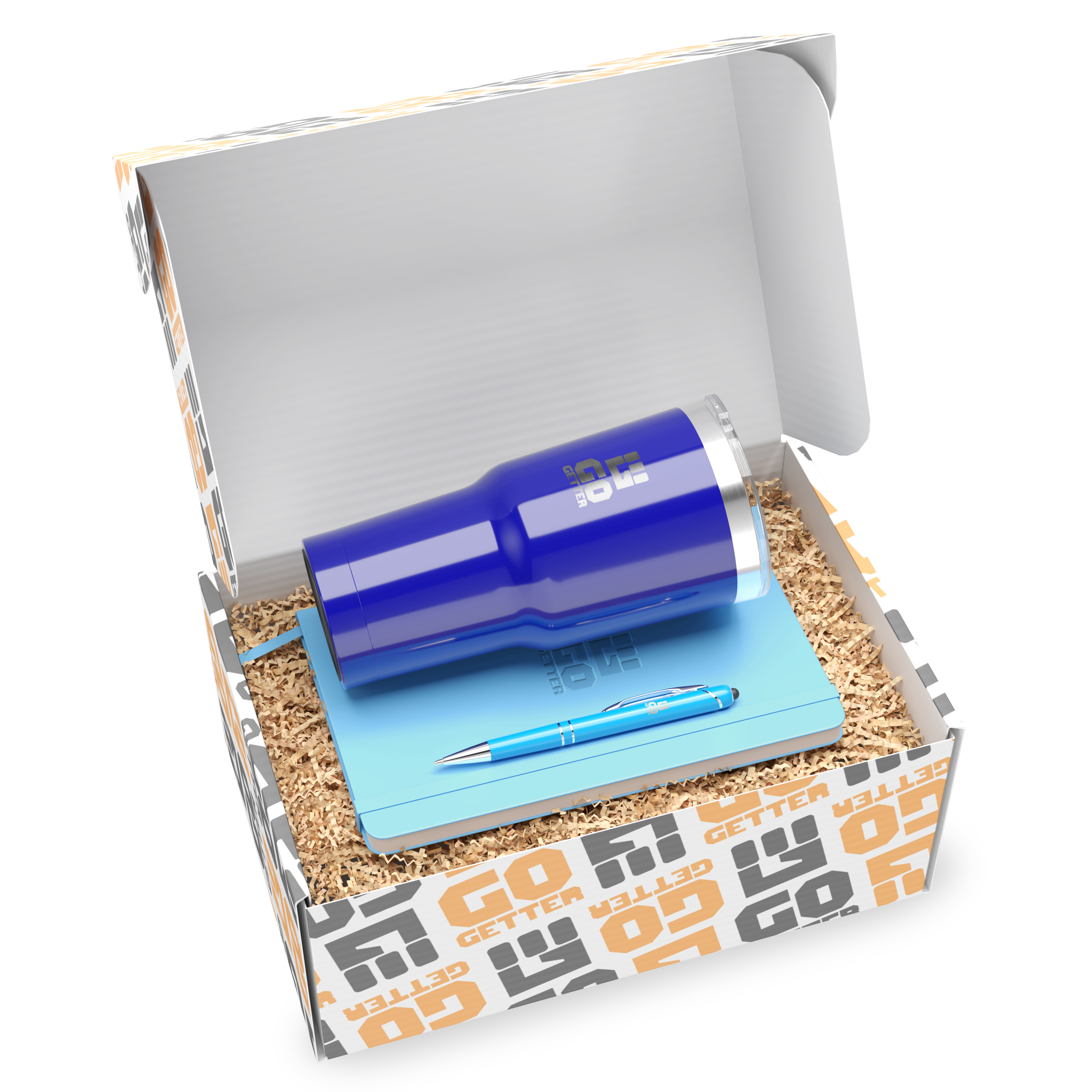 "show your colors" 3-piece kit in a droppr - custom dropship box 5