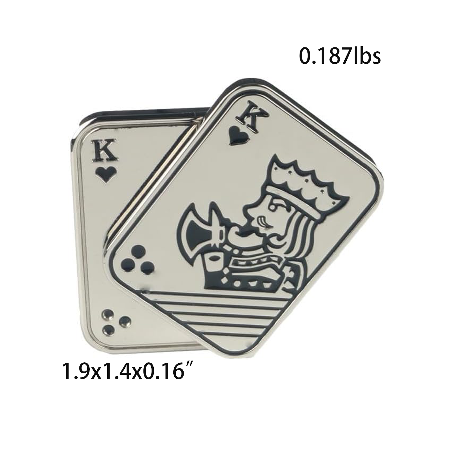Magnetic Metal Poker Push Card Fidget Slider Toy 8