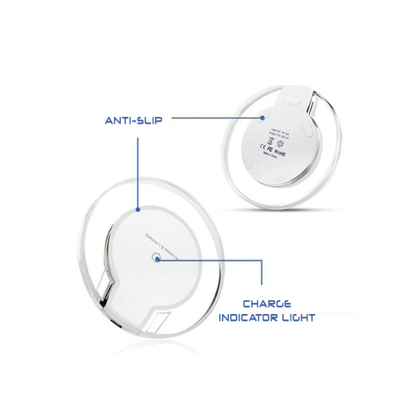 Round Qi Wireless Charging Pad 4