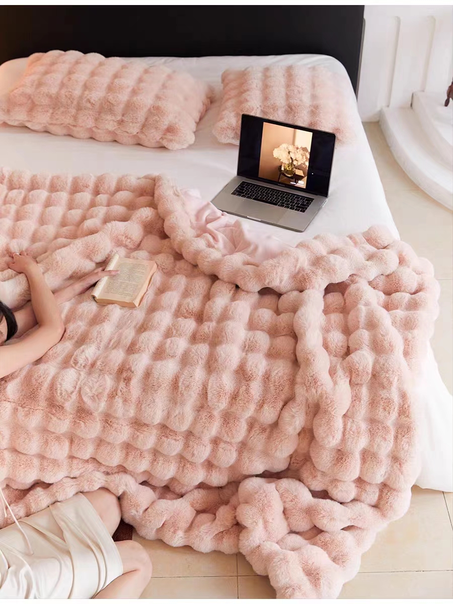 Mink Microfleece Throw 1