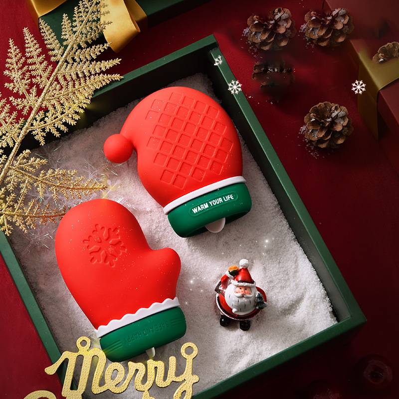 Christmas Silicone Hot Water Bag Hand Warmer 2