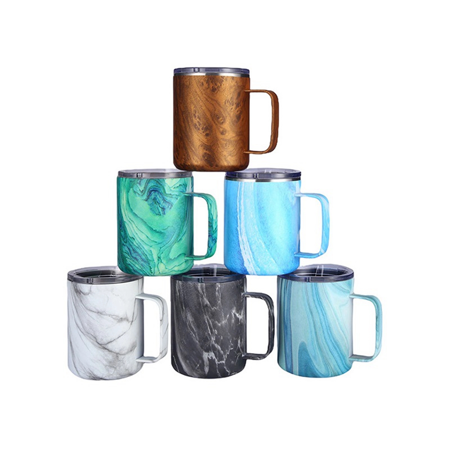 12 Oz. Vacuum Coffee Cup With Handle 8