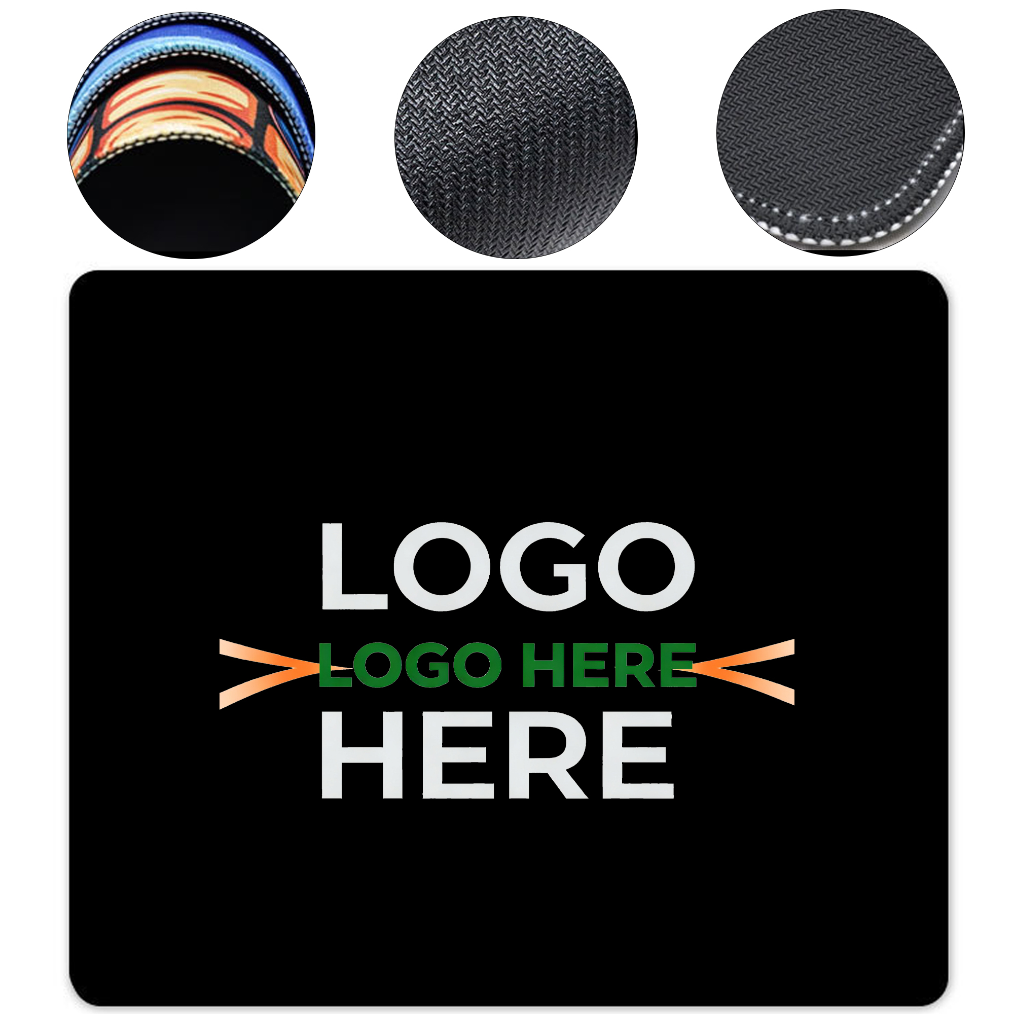 Washable Non-Slip Square Rubber Base Mouse Pad 1