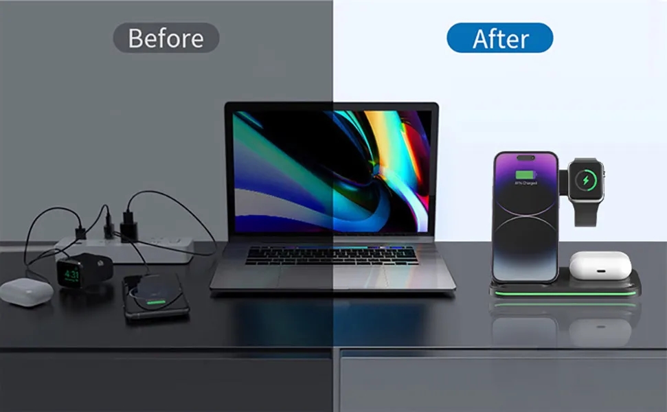 3 in 1 Wireless Charging Station 4