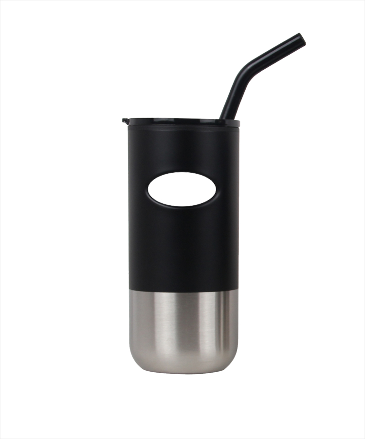 Union Printed - 18oz Double-wall Stainless Steel Tumbler (plastic liner) SS Drinking Straw 2