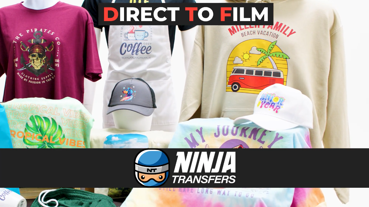 Vibrant Direct to Film Transfers by Size 5
