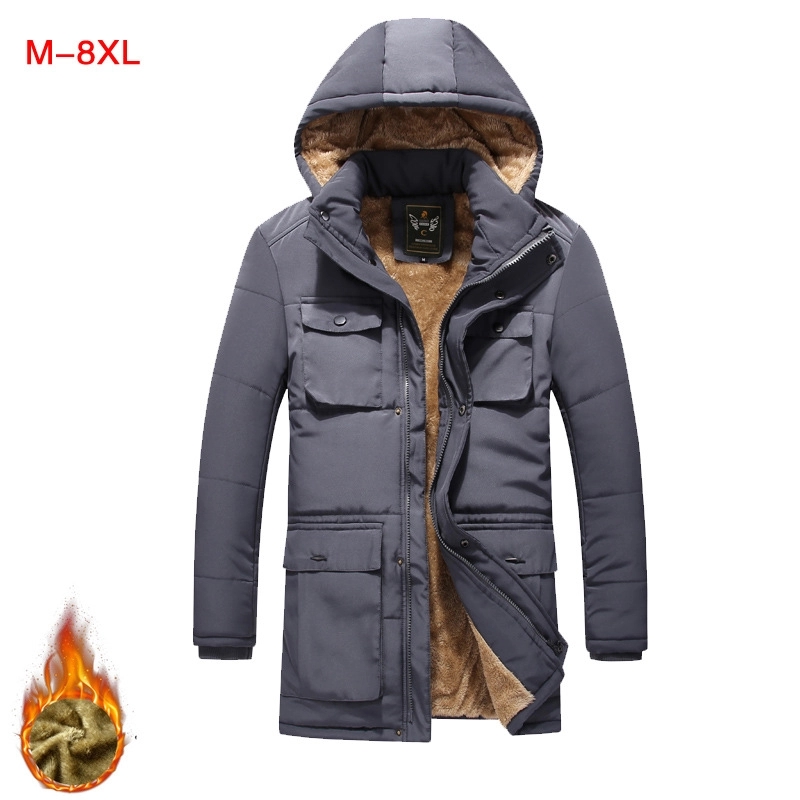 Men's Hooded Warm Coat Winter Parka Jacket 4