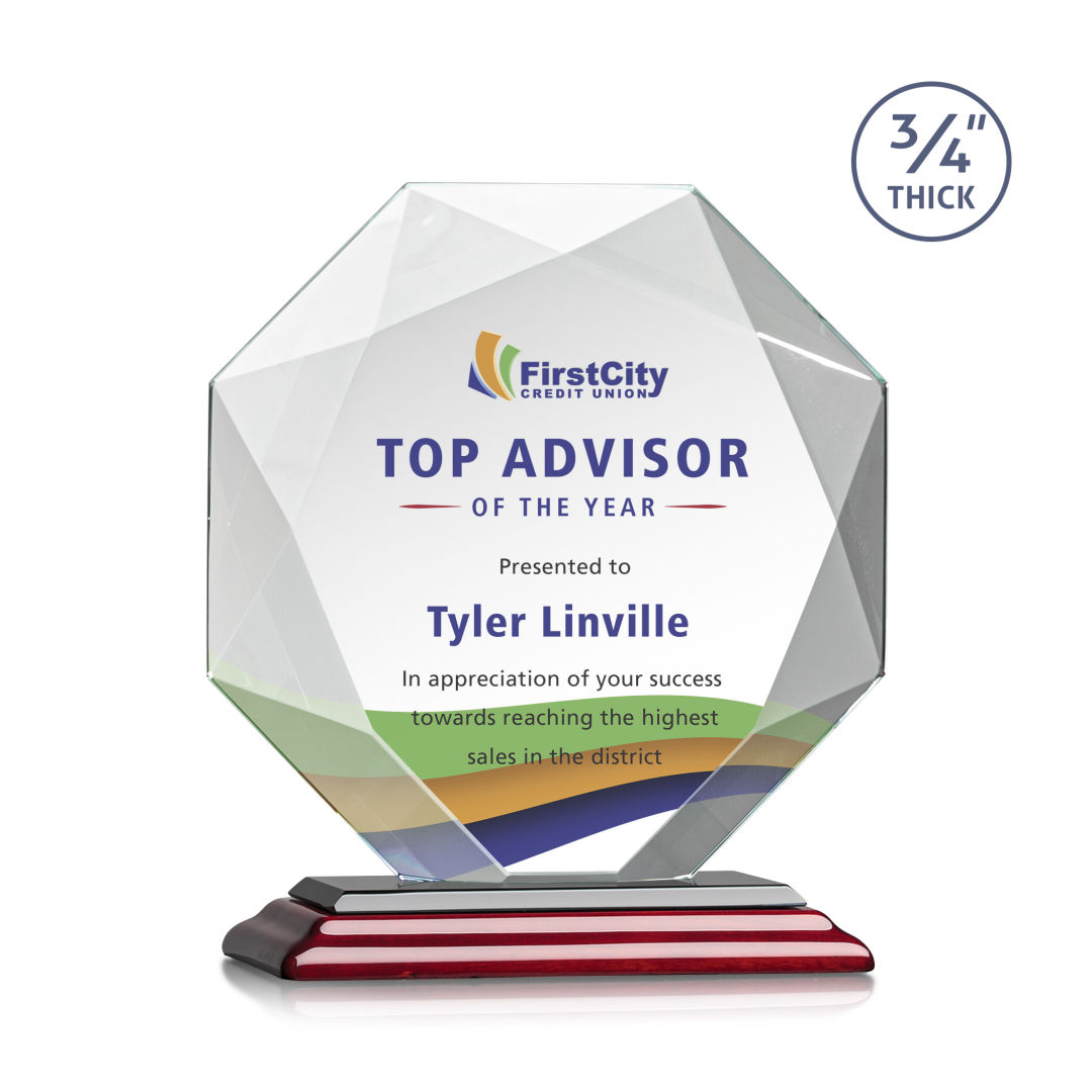 Bradford VividPrint™ Award - Rosewood 6