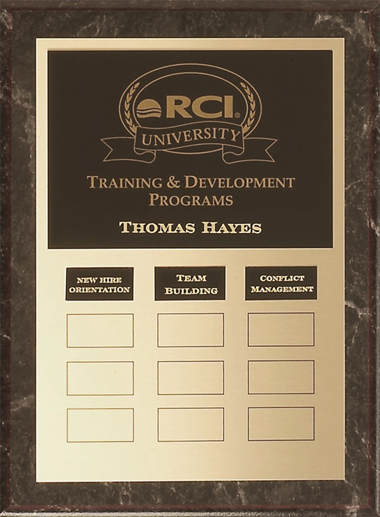 Liberty Laser Engraved Perpetual Plaque 1