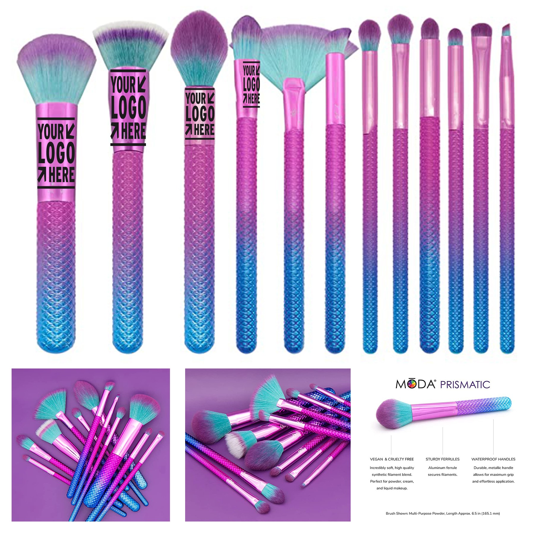12 Pc Signature Makeup Brush Set 1