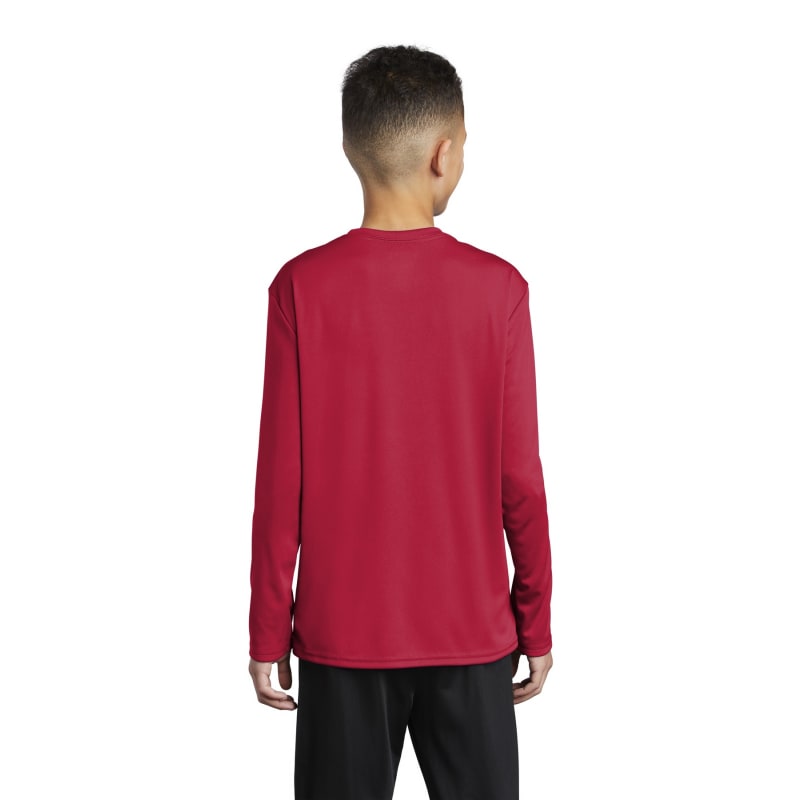Port & Company Youth Long Sleeve Performance Tee 17