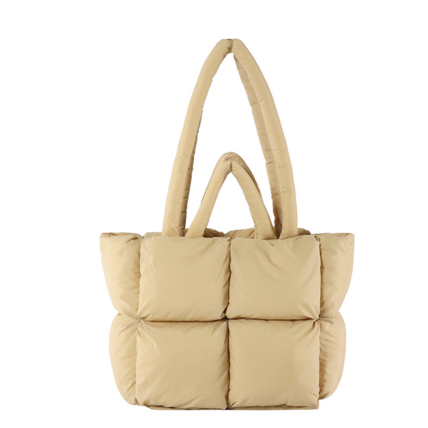 Nylon Puffy Large Capacity Shoulder Tote Bag 4