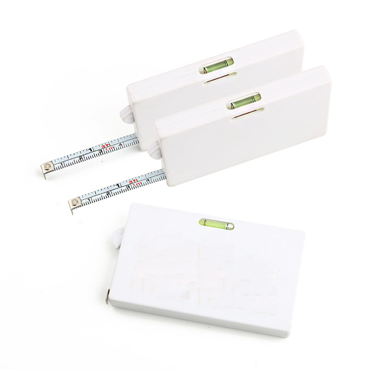 Rectangular Tape Measure With Level 2