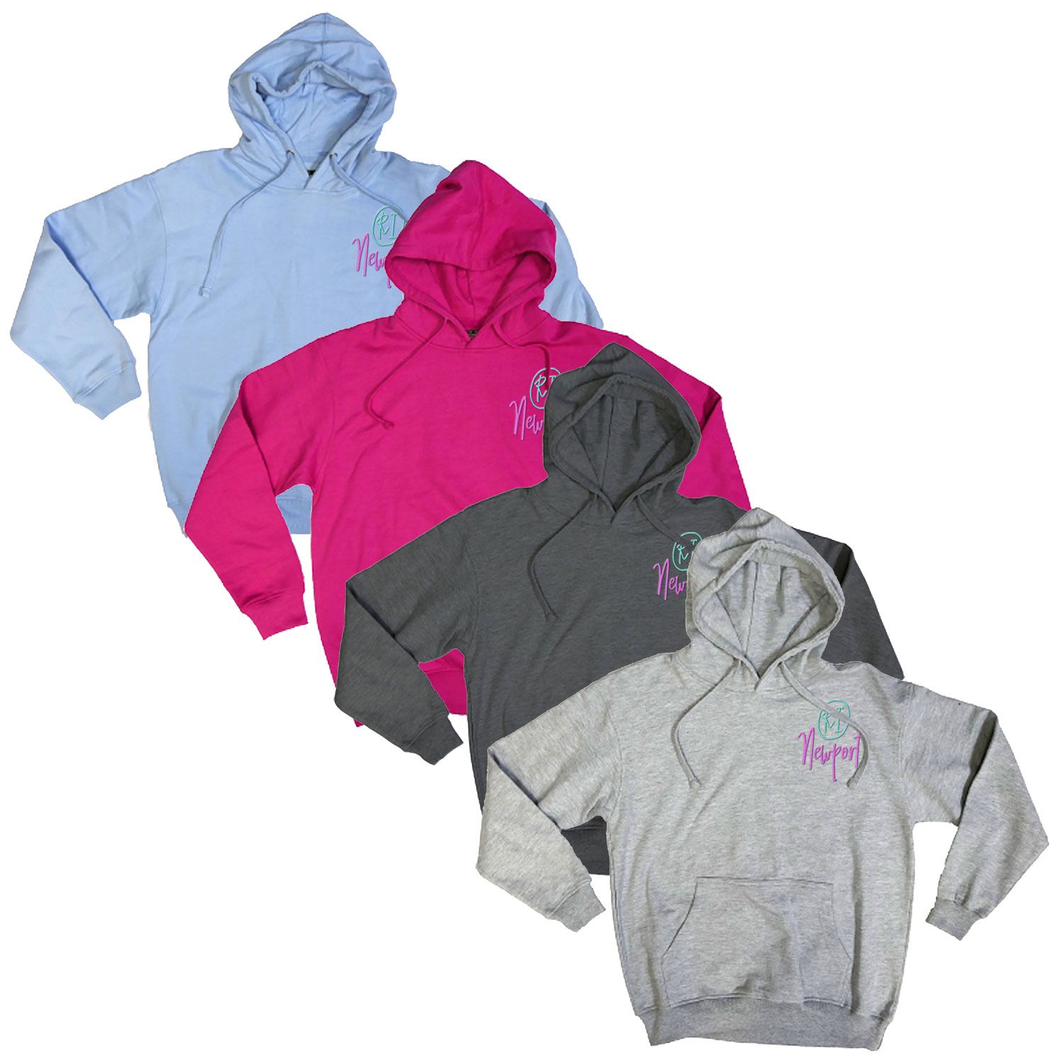 ADULT FLEECE HOODIE EMBROIDERED