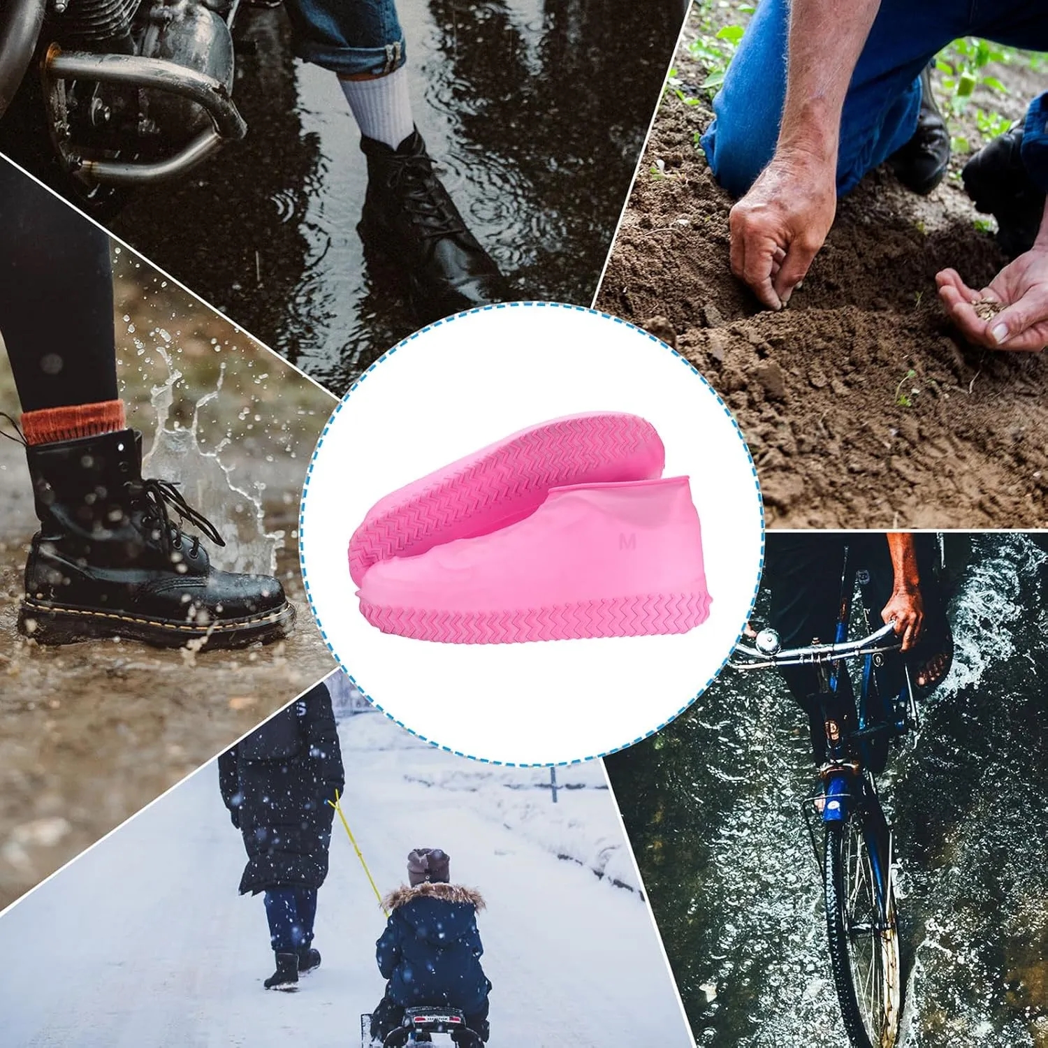 Abrasion-Resistant Silicone Shoe Cover 1