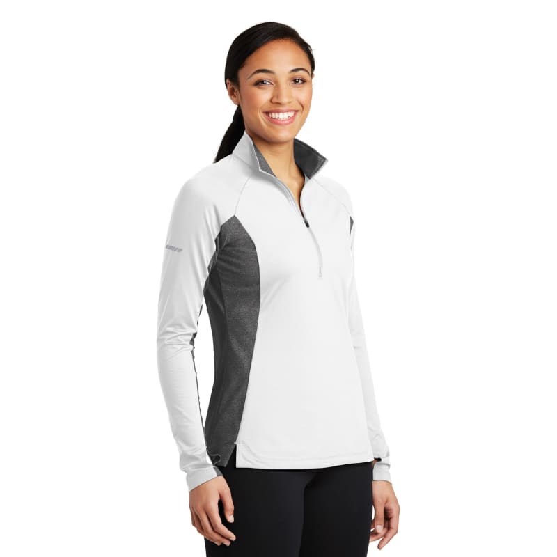 Sport-Tek Women's Sport-Wick Stretch Contrast 1/4-Zip Pullover. 23