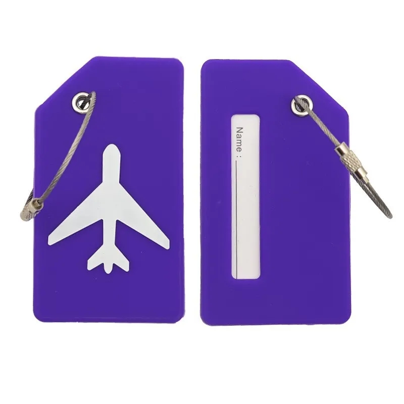 3.5 Inch Silicone Luggage Tag Compact and Lightweight 2