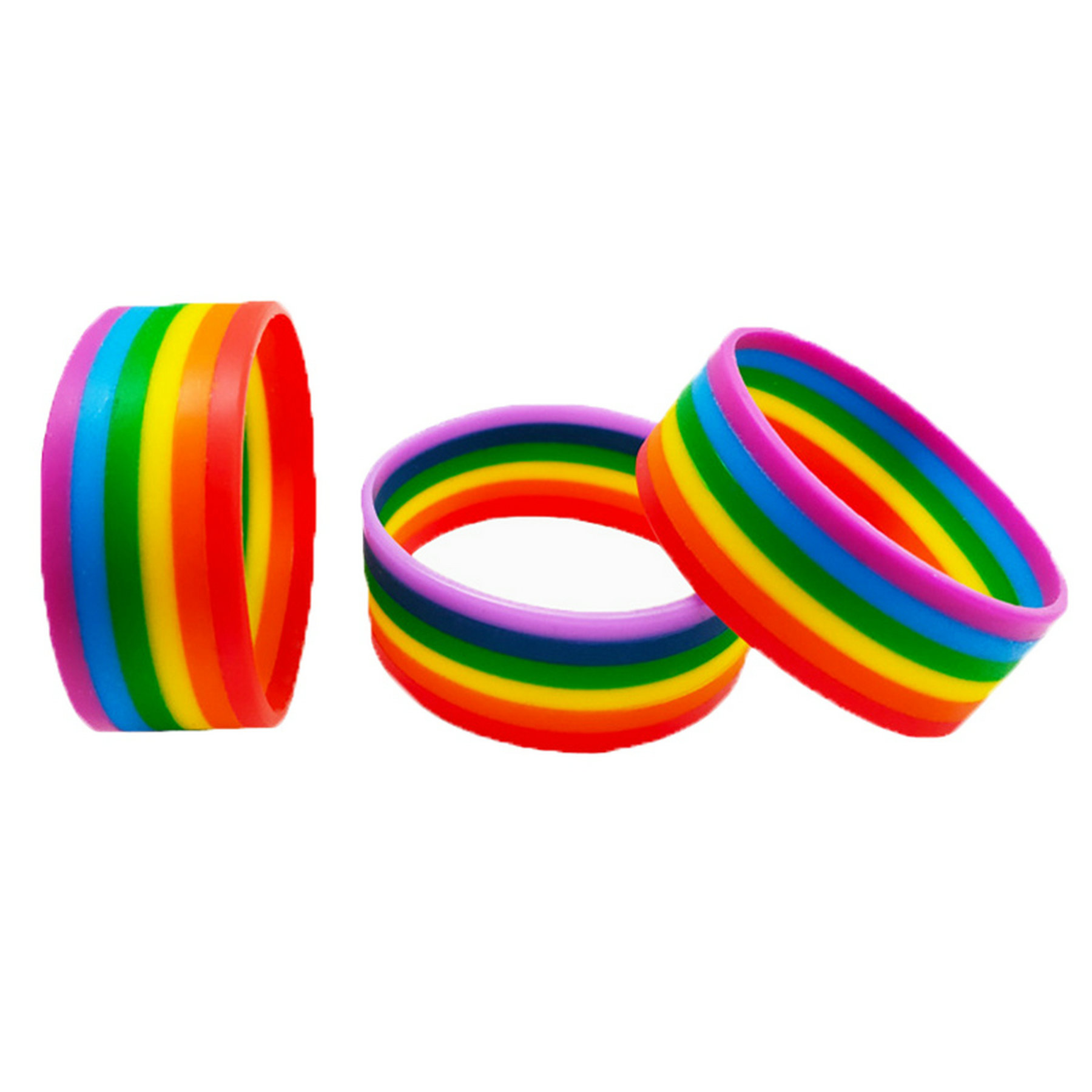 Rainbow Silicone Bracelet 1