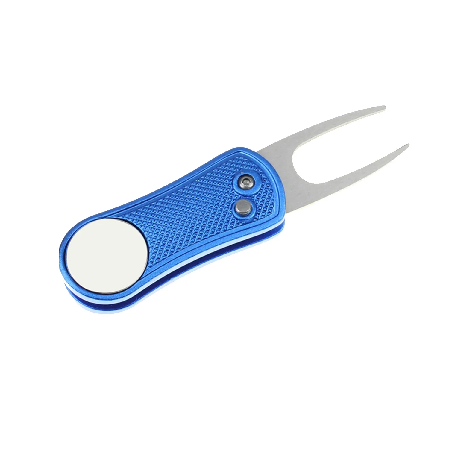 Foldable Golf DivotRepair Tool with Magnetic Ball Marker 4