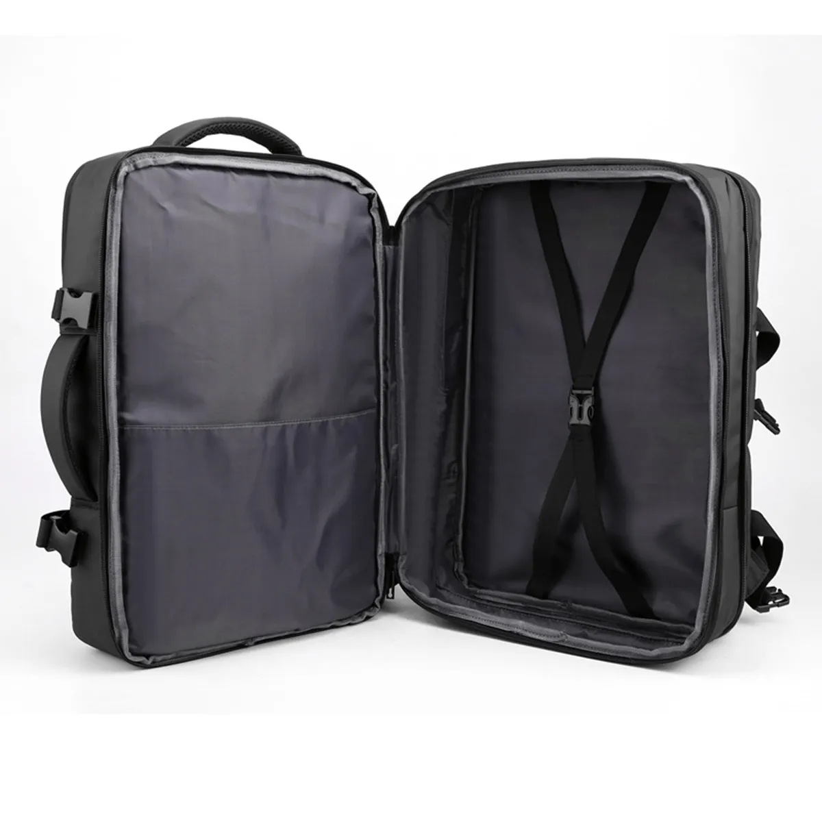 Expandable Business Travel Laptop Backpack Carry-on Bag 8