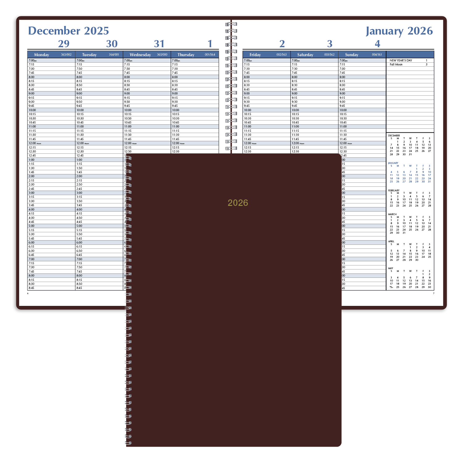 Triumph® Calendars Weekly Time Manager 14
