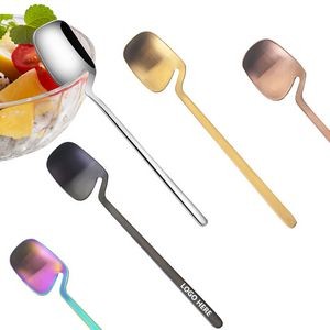 5.62 Inch Square Shaped Spoon With Side Hanger 2