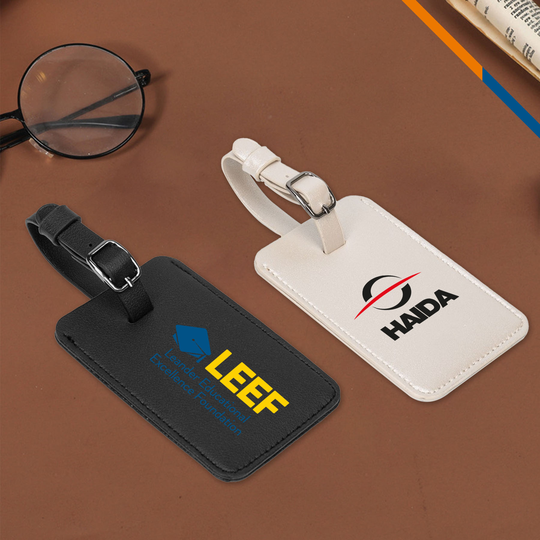 Vortix PU Leather Luggage Tag 6