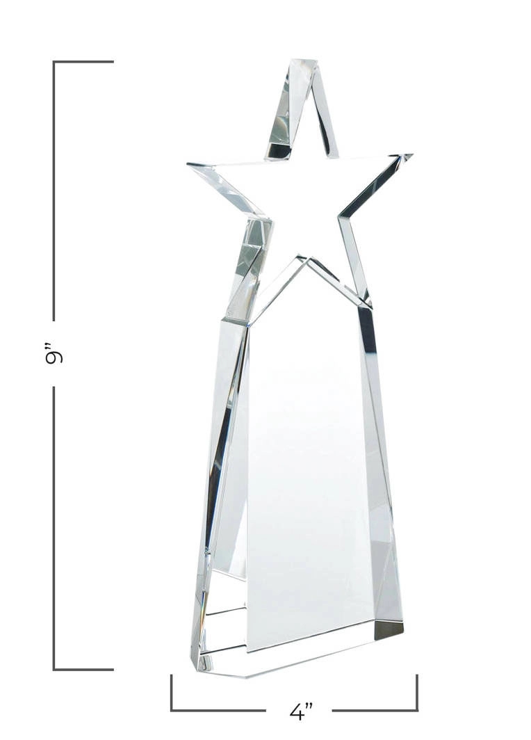 Top Star Crystal Award Trophy 3