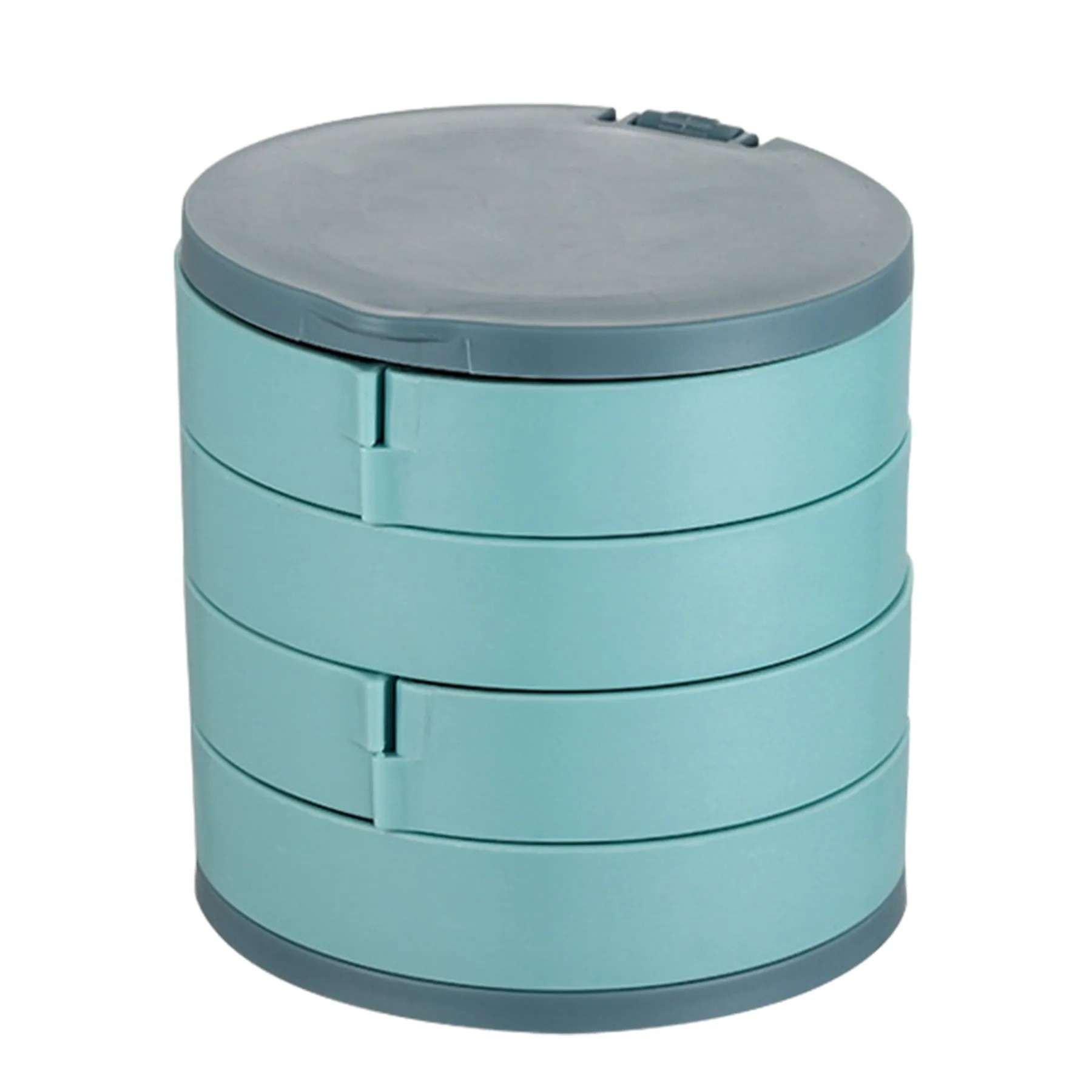 Rotatable Jewelry Organizer With Mirror 4