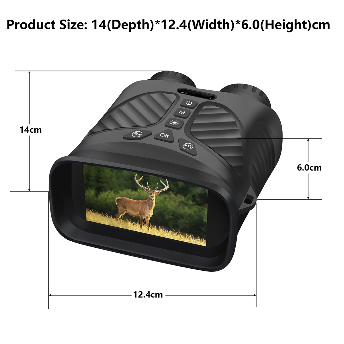 Infrared Digital Binoculars with 2.5K Video Recording and 8x Zoom 10