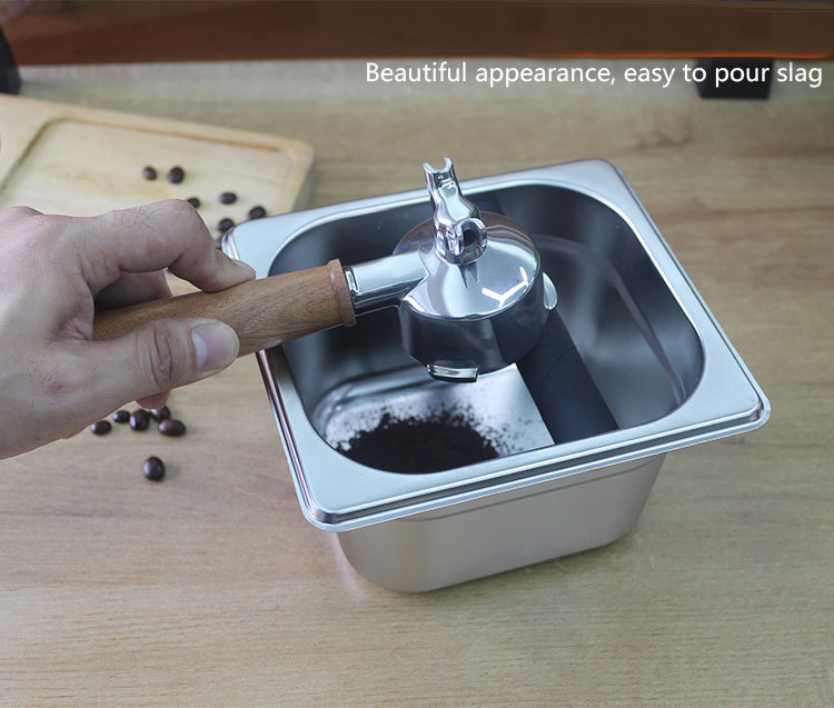 1.5L Stainless Steel Coffee Knock Box 6