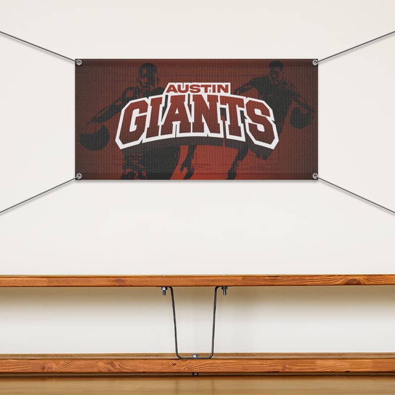 Custom 1' X 2' Mesh Banners 7