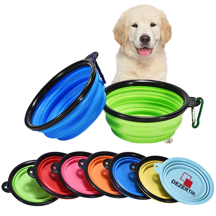 12/23/34oz Collapsible Pet Bowls w/ Carabiner 2
