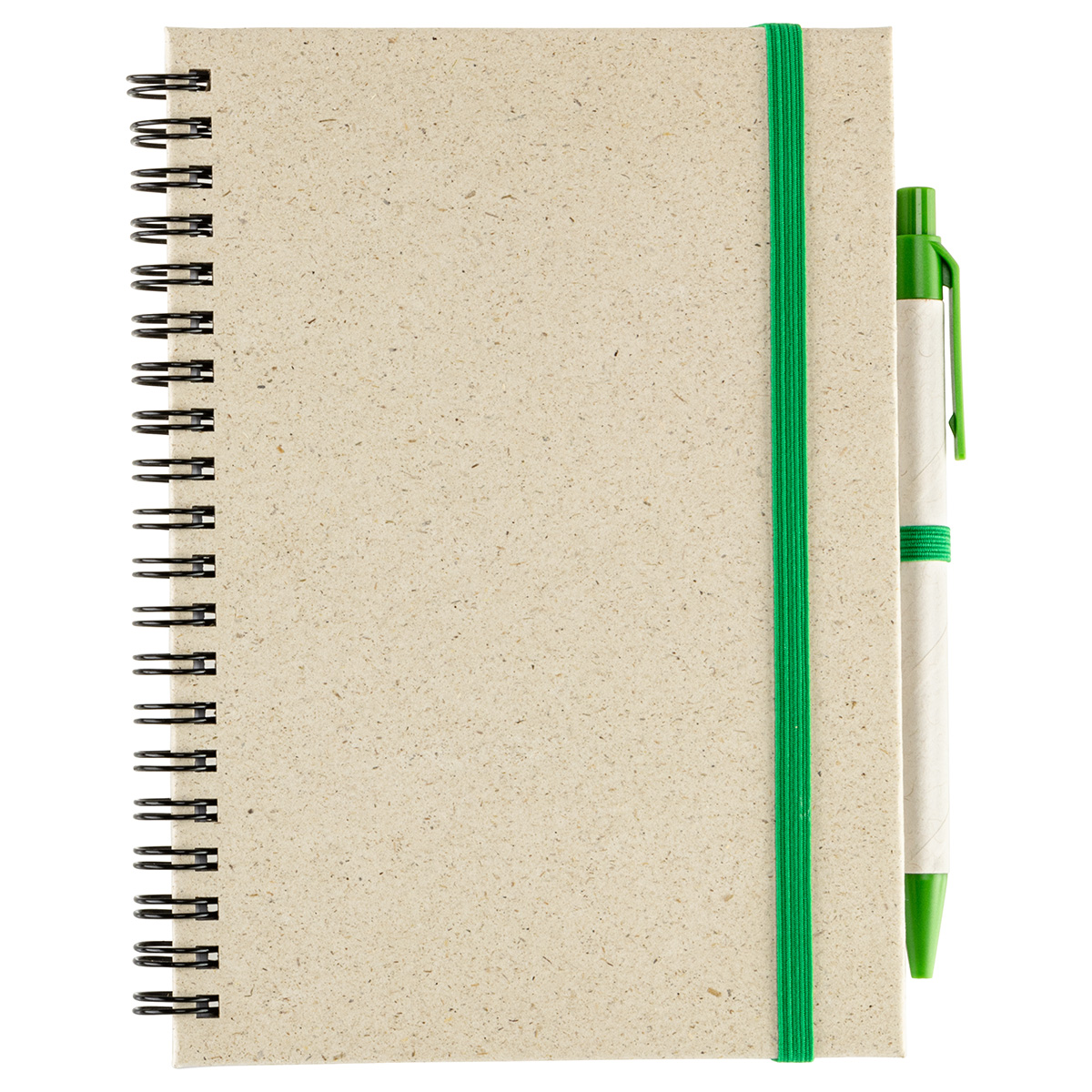 Prairie Fragrant Grass Recycled Spiral Notebook with Pen 8