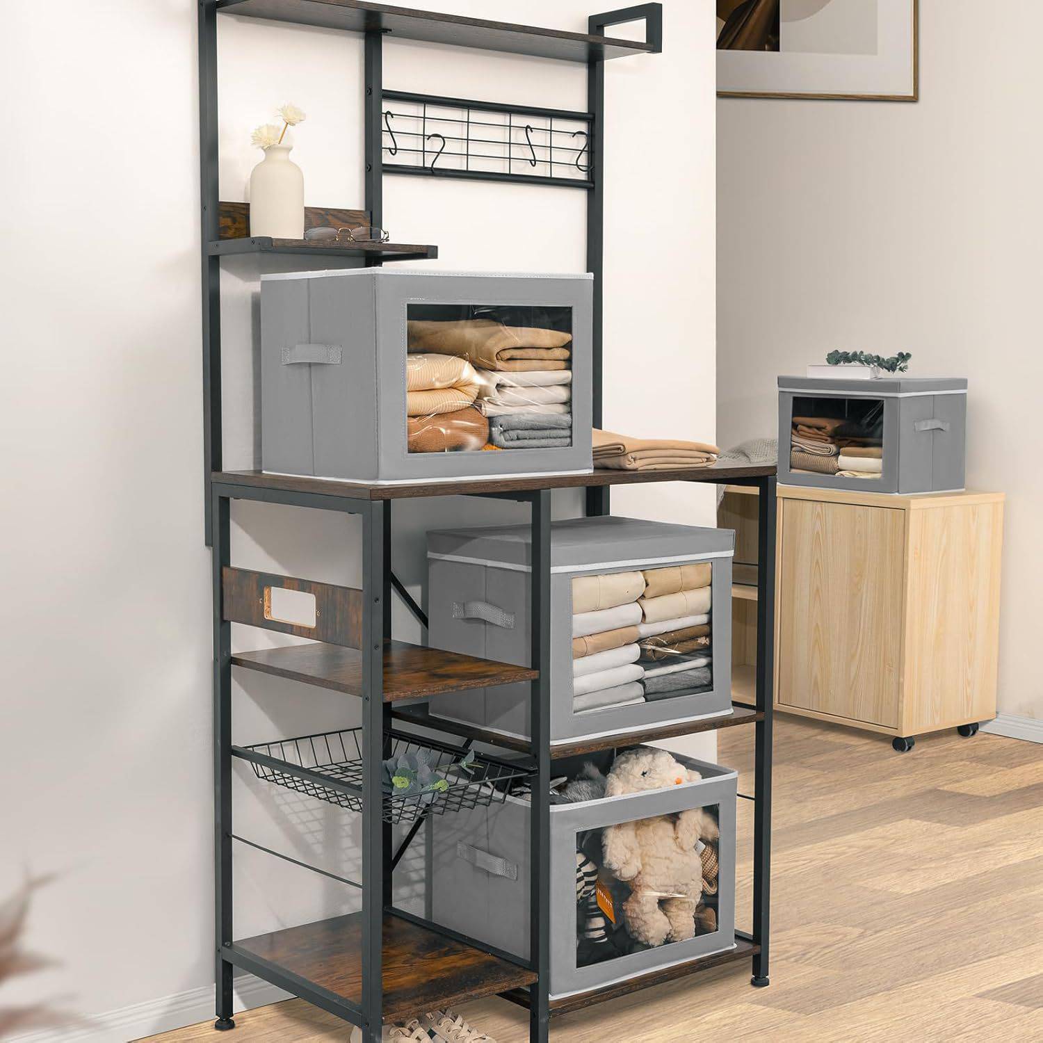 Foldable Fabric Storage Bin w/ Window 5