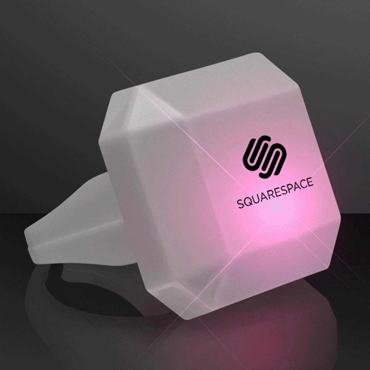 Emerald Cut LED Gem Ring 3