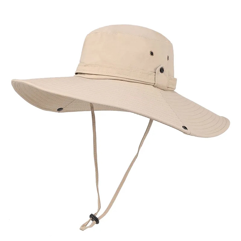 Summer Big Brim Cowboy Style Hiking Hat 5
