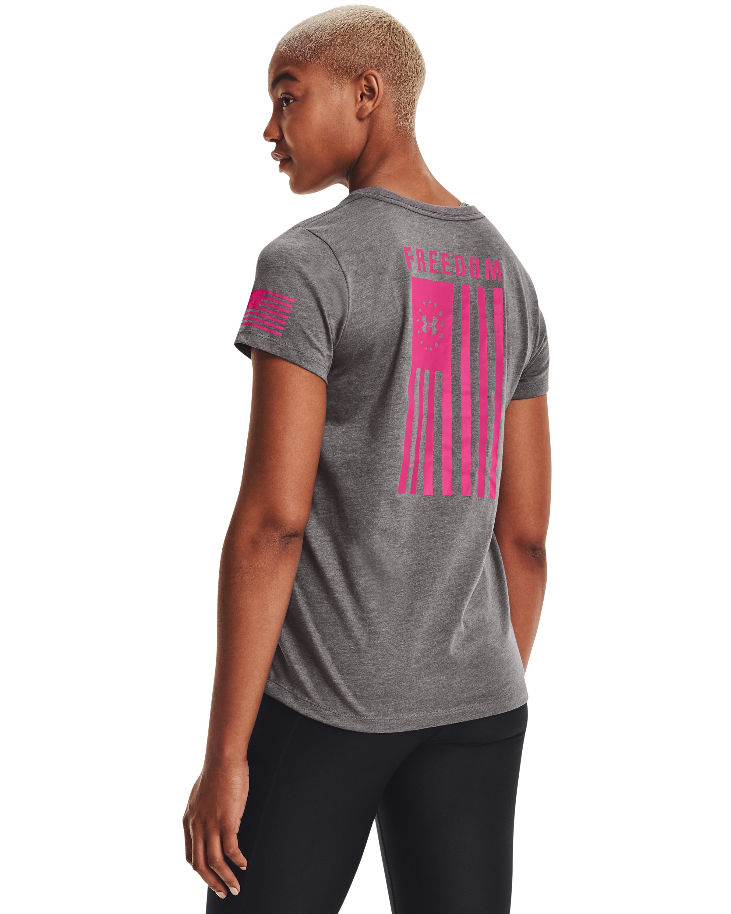 Women's UA Freedom Flag T-Shirt 2