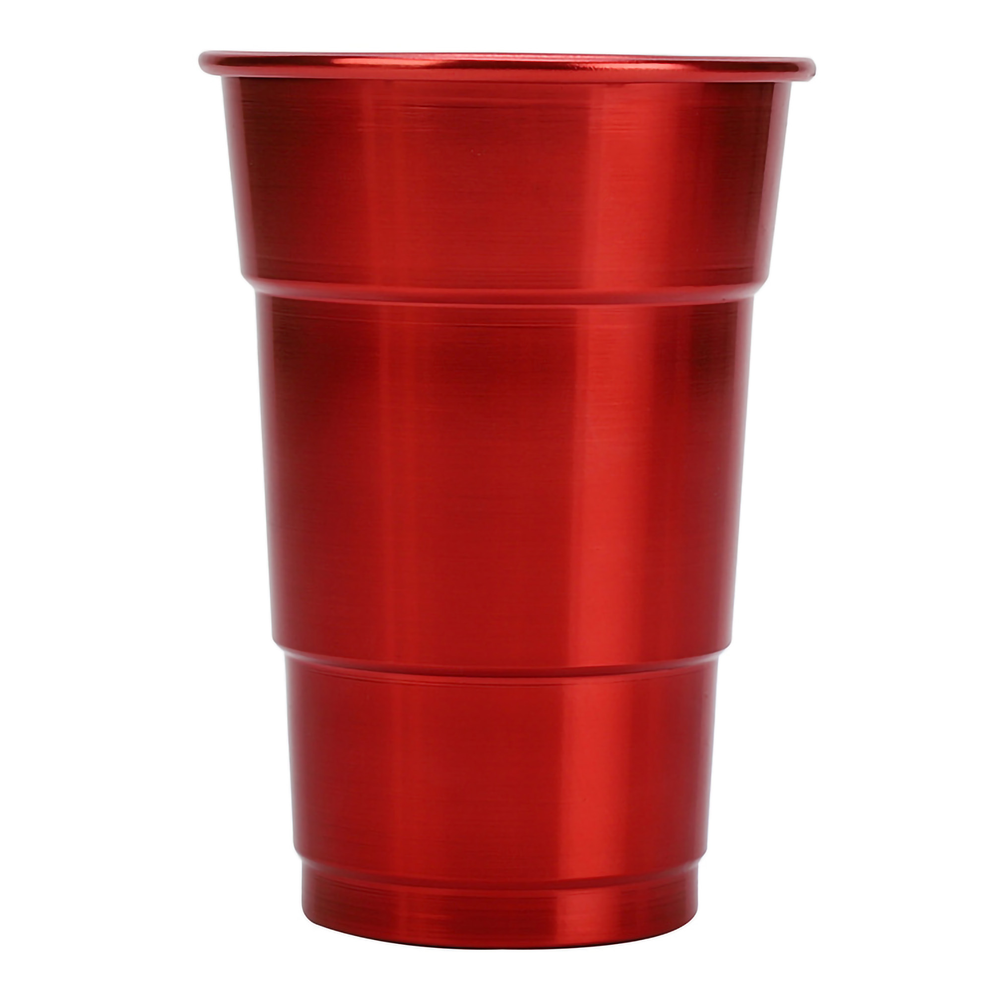 MOQ50 16oz Custom Reusable Stadium Party Beer Aluminum Cup 8
