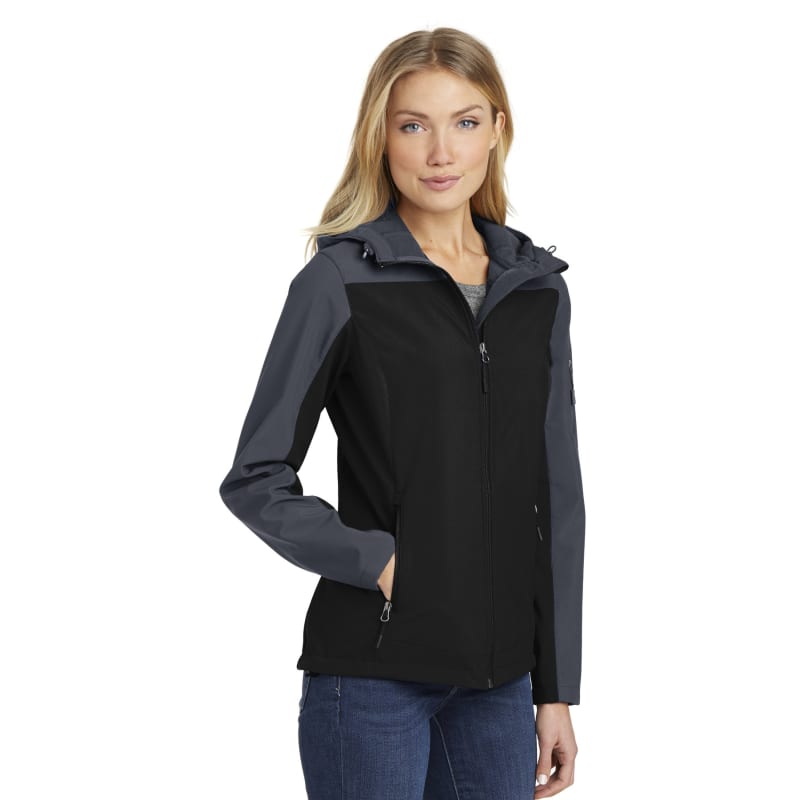 Port Authority Women's Hooded Core Soft Shell Jacket. 11