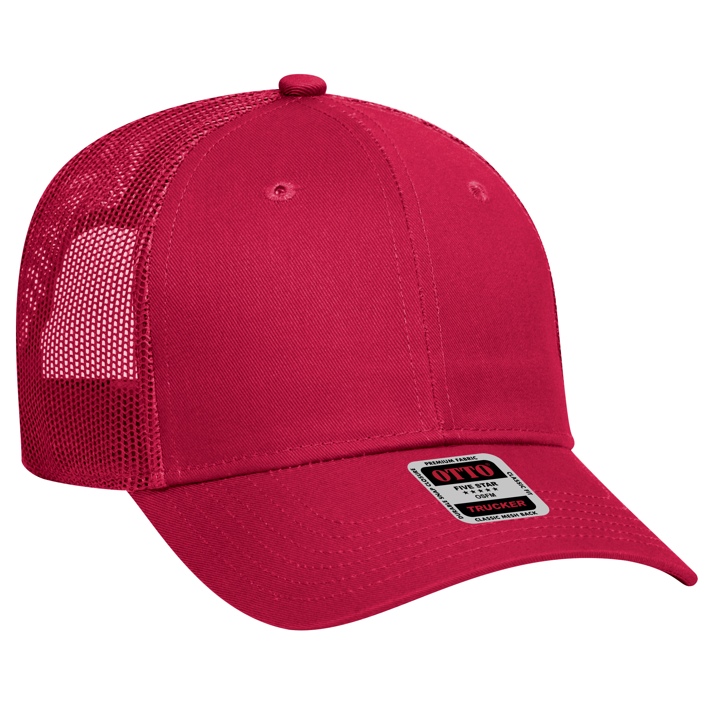 OTTO CAP® 6 Panel Low Profile Mesh Back Trucker Hat 8