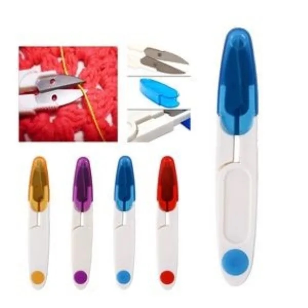 Compact 4 Inch U Shaped Portable Scissors Item # UEJII-RFUGK 8