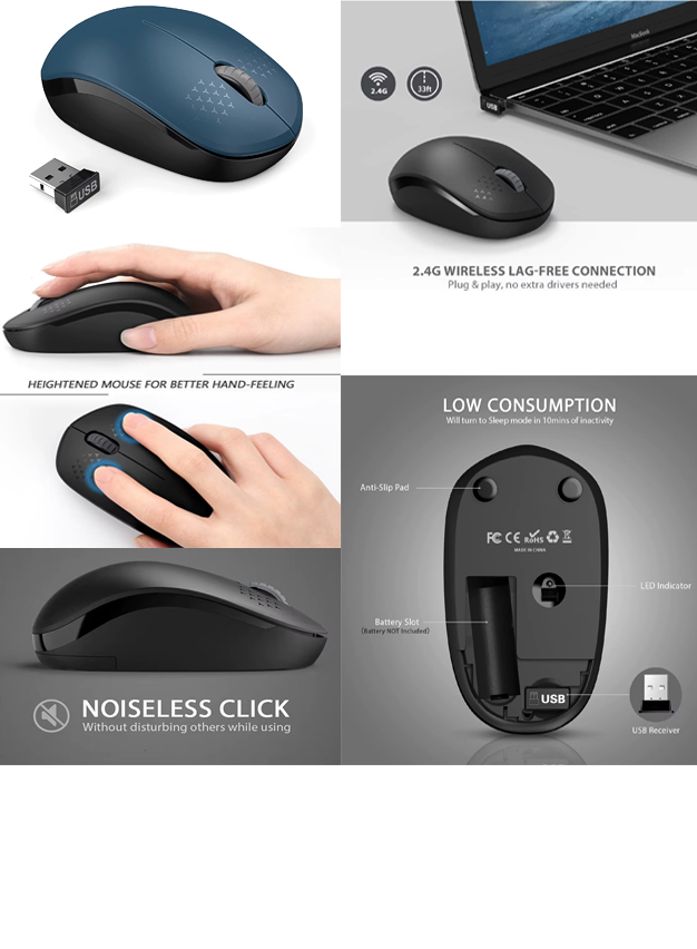 iBank ® Wireless Mouse for Laptop, PC, Tablet, Computer and Mac 1