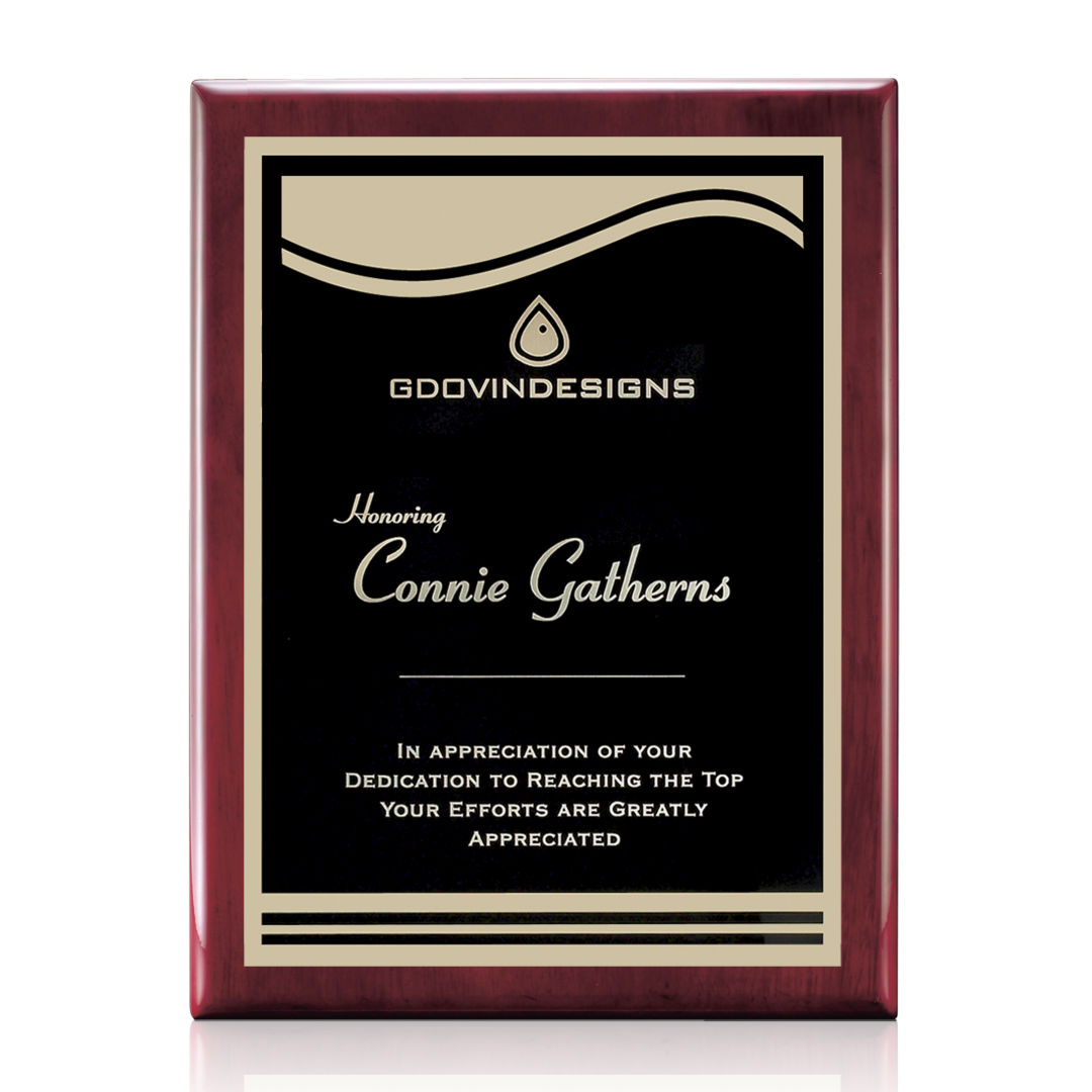 Oakleigh/Marietta Plaque - Rosewood/Black 7