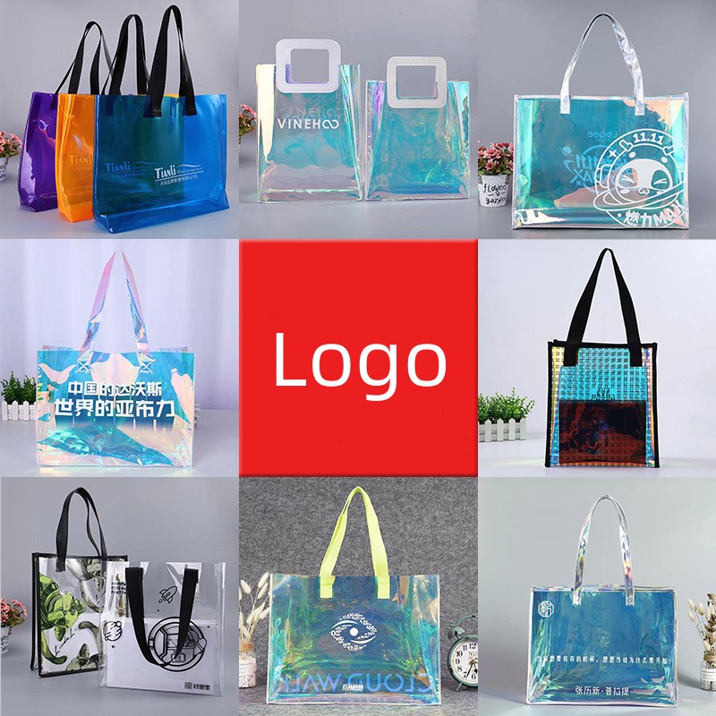 Holographic Laser PVC Transparent Tote Bag 1