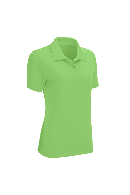 Women's Vansport Omega Solid Mesh Tech Polo 4