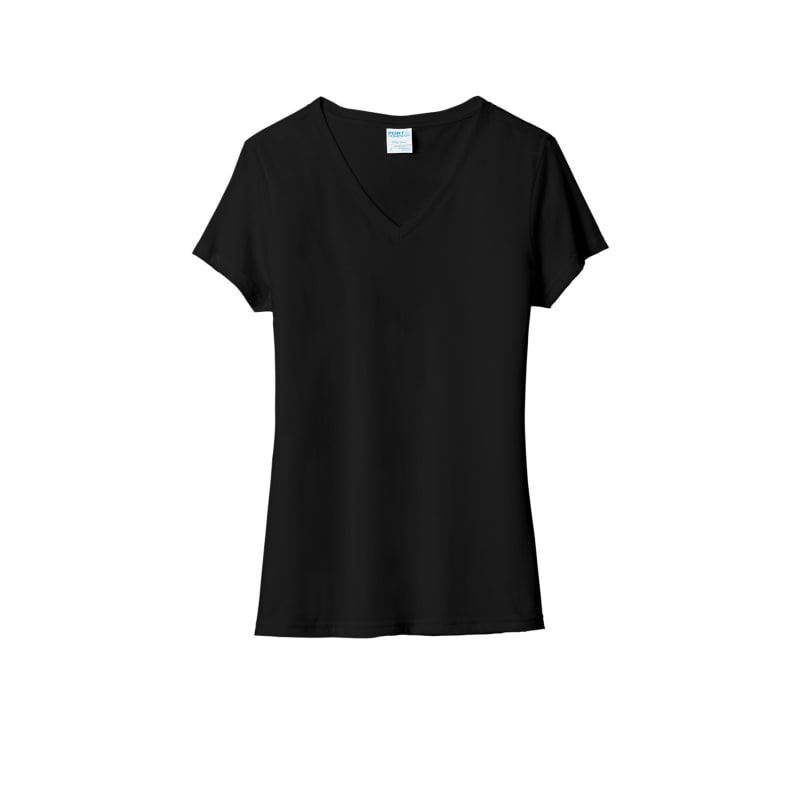 Port & Company Women's Tri-Blend V-Neck Tee. 58